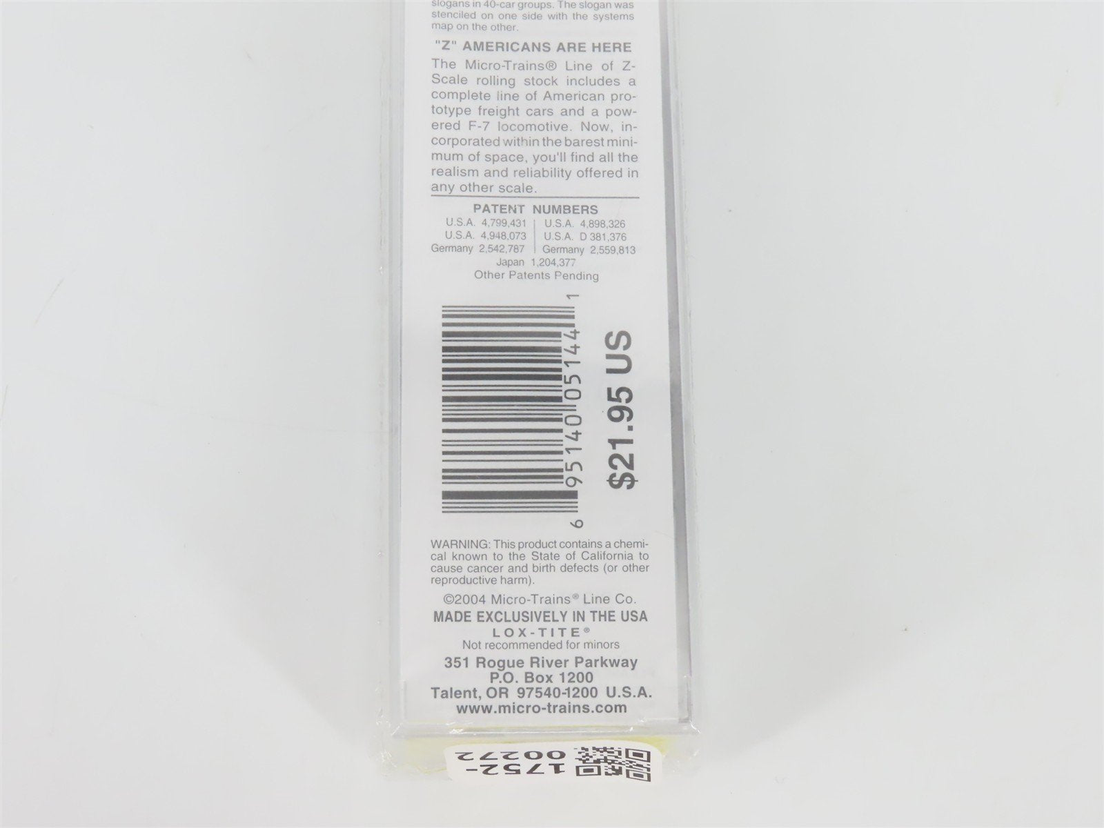 Z Scale Micro-Trains MTL 13740-2 ATSF Santa Fe 