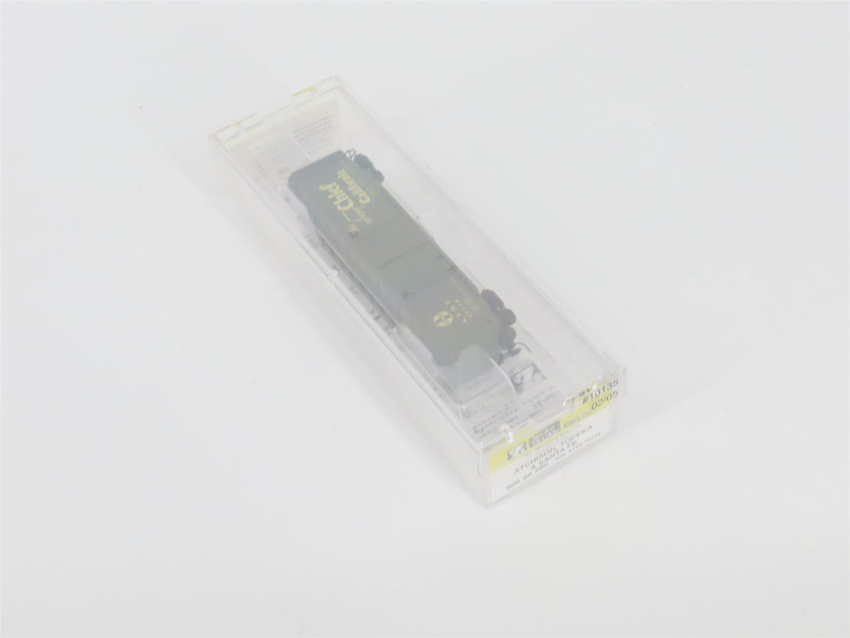 Z Scale Micro-Trains MTL 50600500 ATSF Super Chief California 50&#39; Box Car #10135