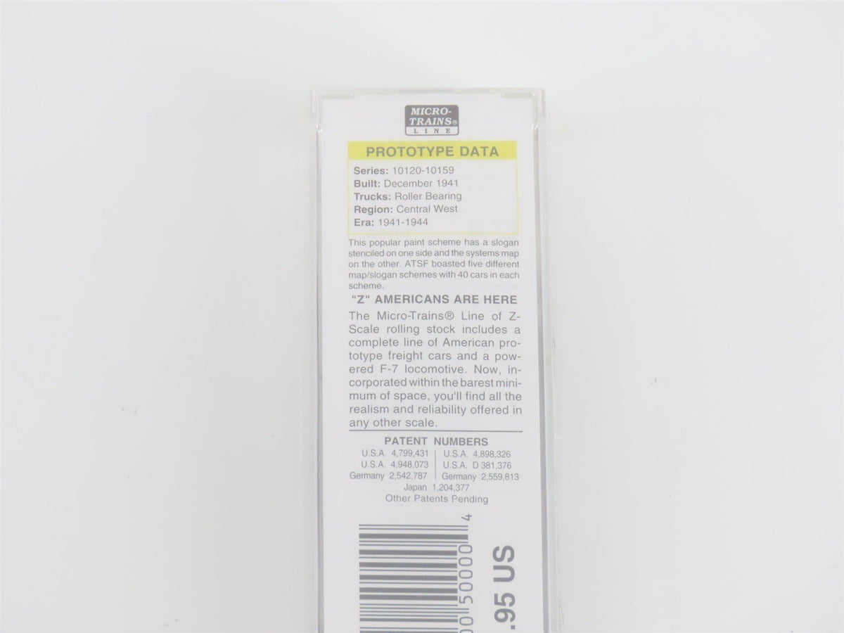 Z Scale Micro-Trains MTL 50600500 ATSF Super Chief California 50&#39; Box Car #10135