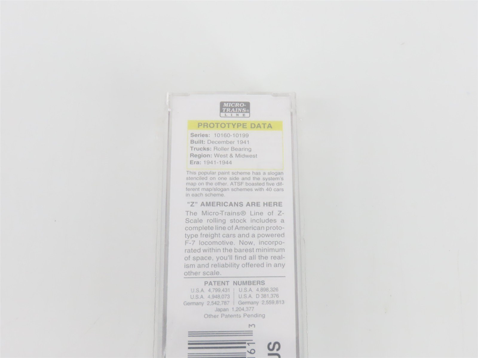 Z Scale Micro-Trains MTL 50600600 ATSF 