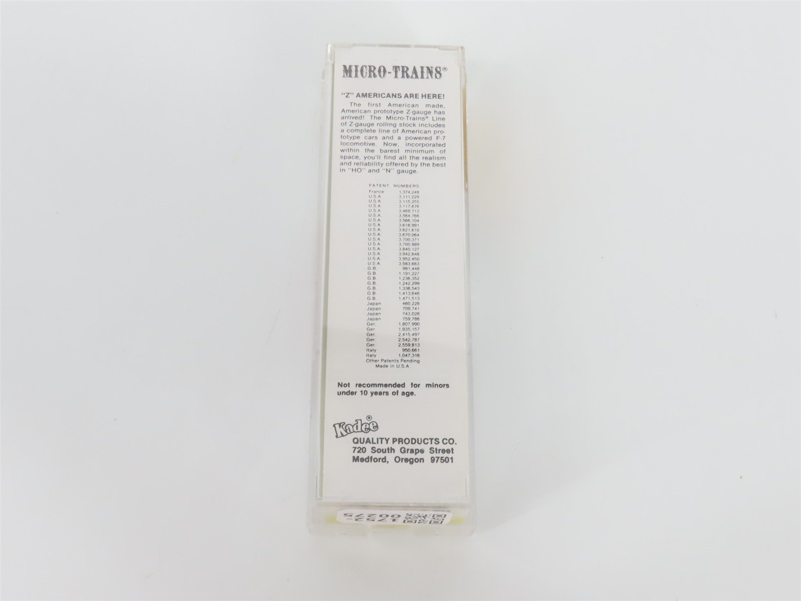 Z Scale Kadee Micro-Trains MTL 13801-2 GN Great Northern 40' Stock Car #55362