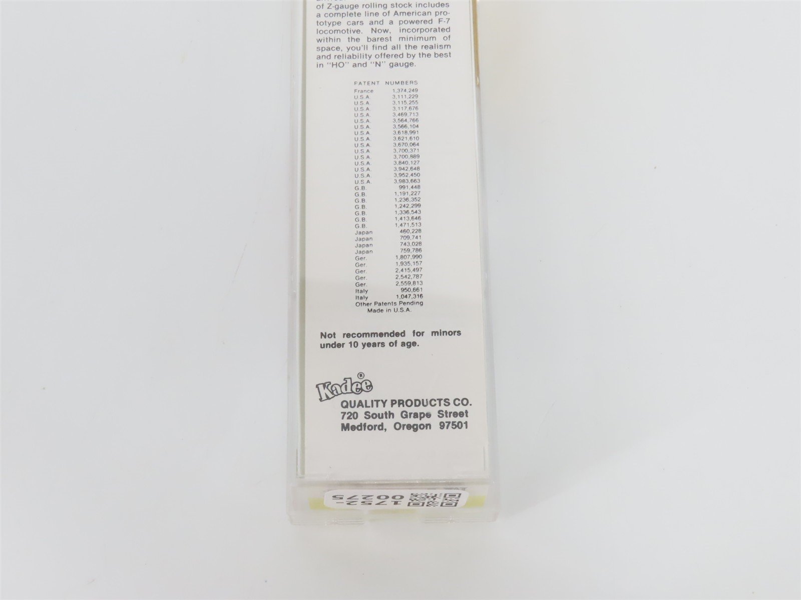 Z Scale Kadee Micro-Trains MTL 13801-2 GN Great Northern 40' Stock Car #55362