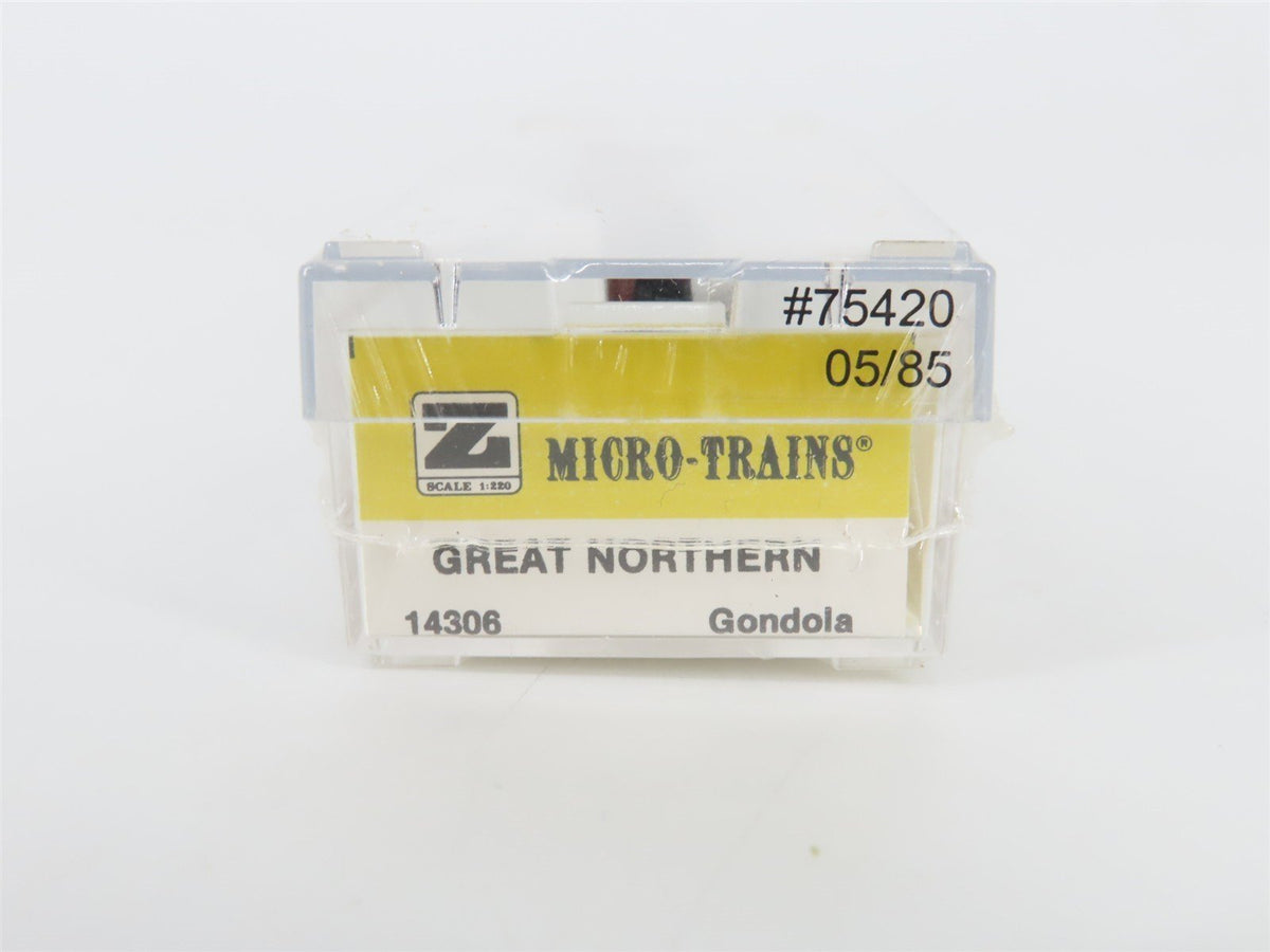 Z Scale Kadee Micro-Trains MTL 14306 GN Great Northern Gondola #75420