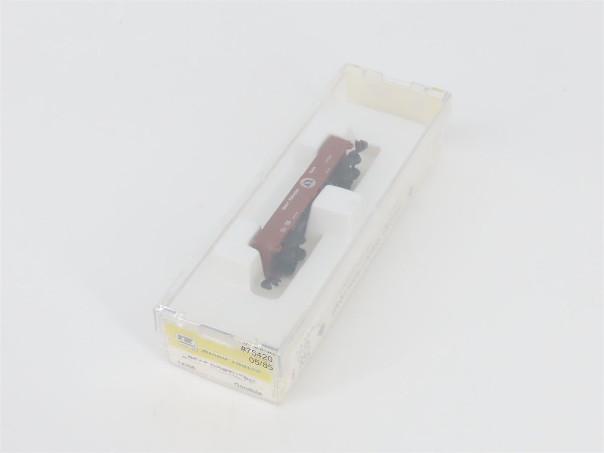 Z Scale Kadee Micro-Trains MTL 14306 GN Great Northern Gondola #75420