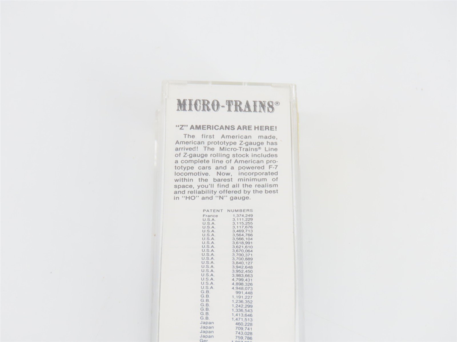 Z Scale Micro-Trains MTL 14305-2 MP 