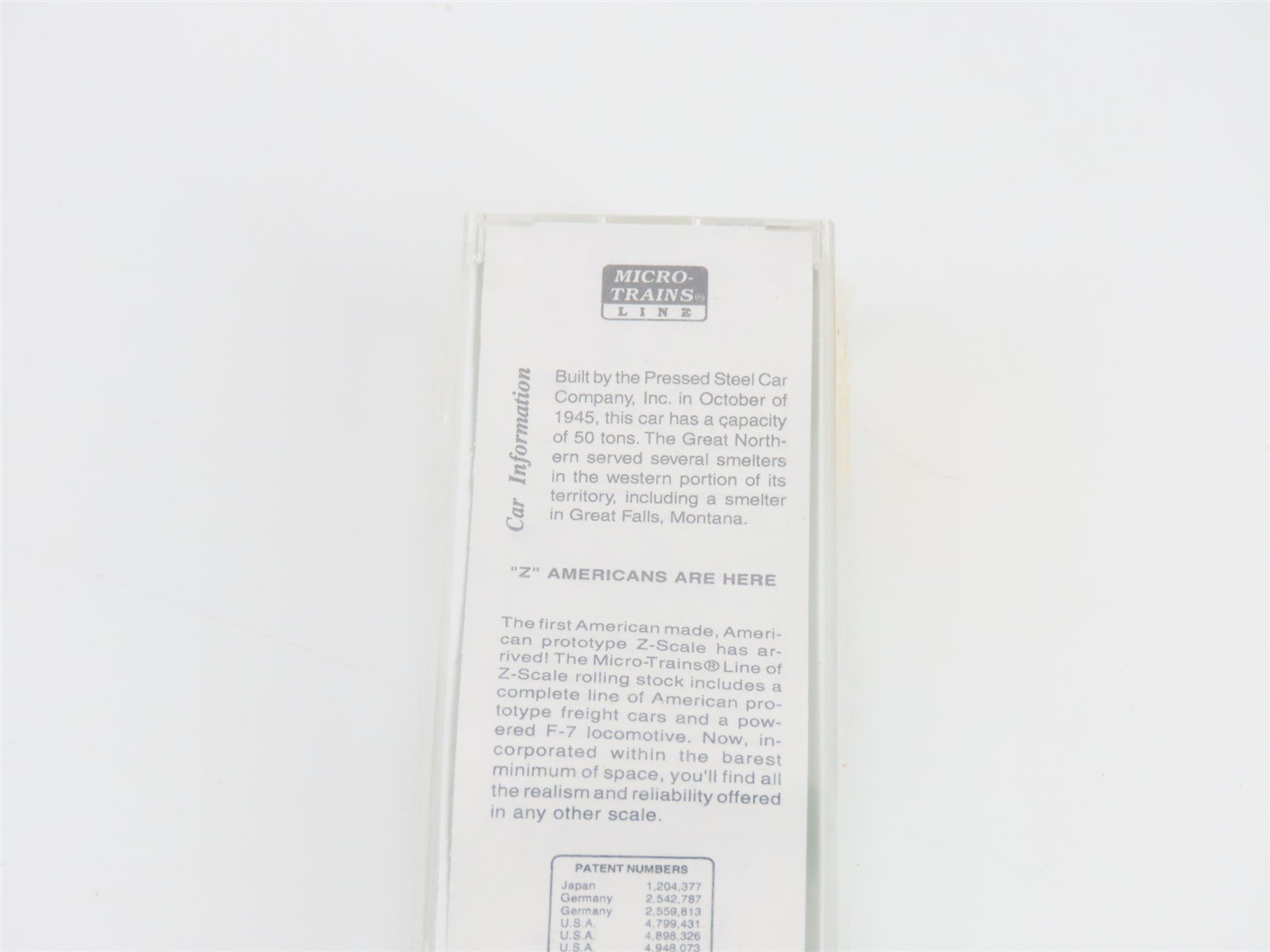 Z Scale Micro-Trains MTL 14306-2 GN Great Northern Gondola #75425