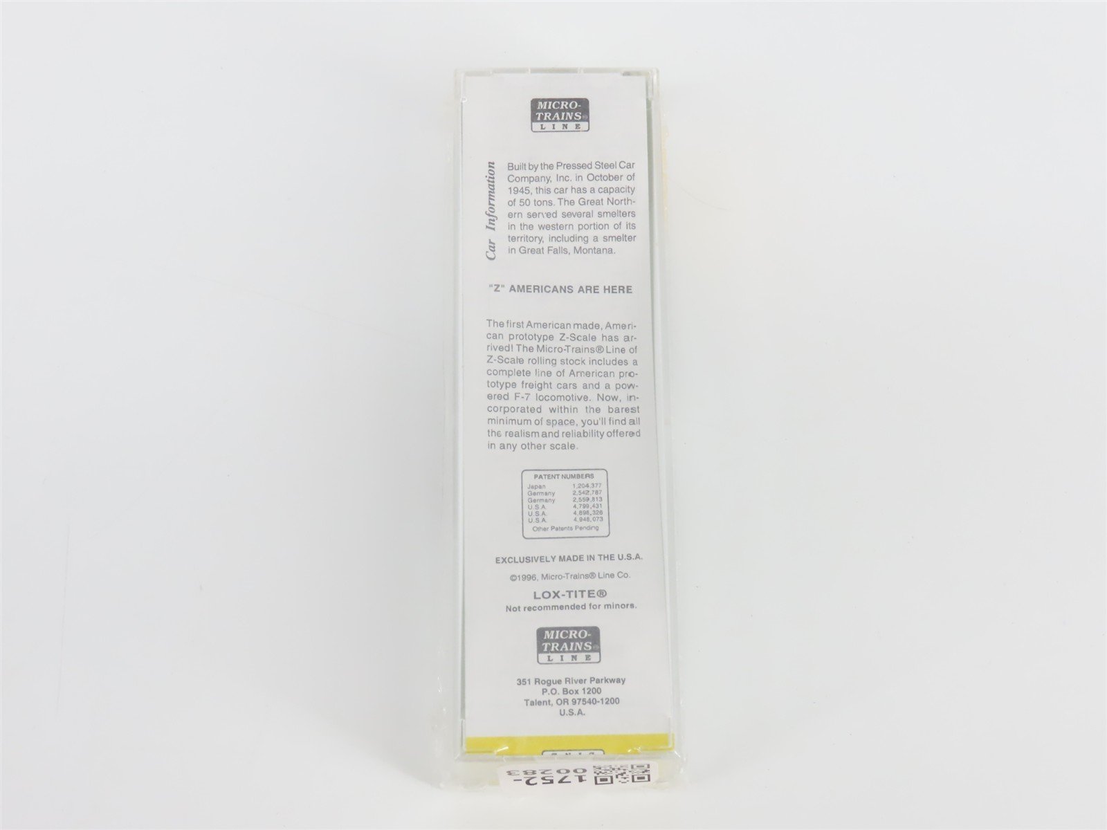 Z Scale Micro-Trains MTL 14306-2 GN Great Northern Gondola #75425