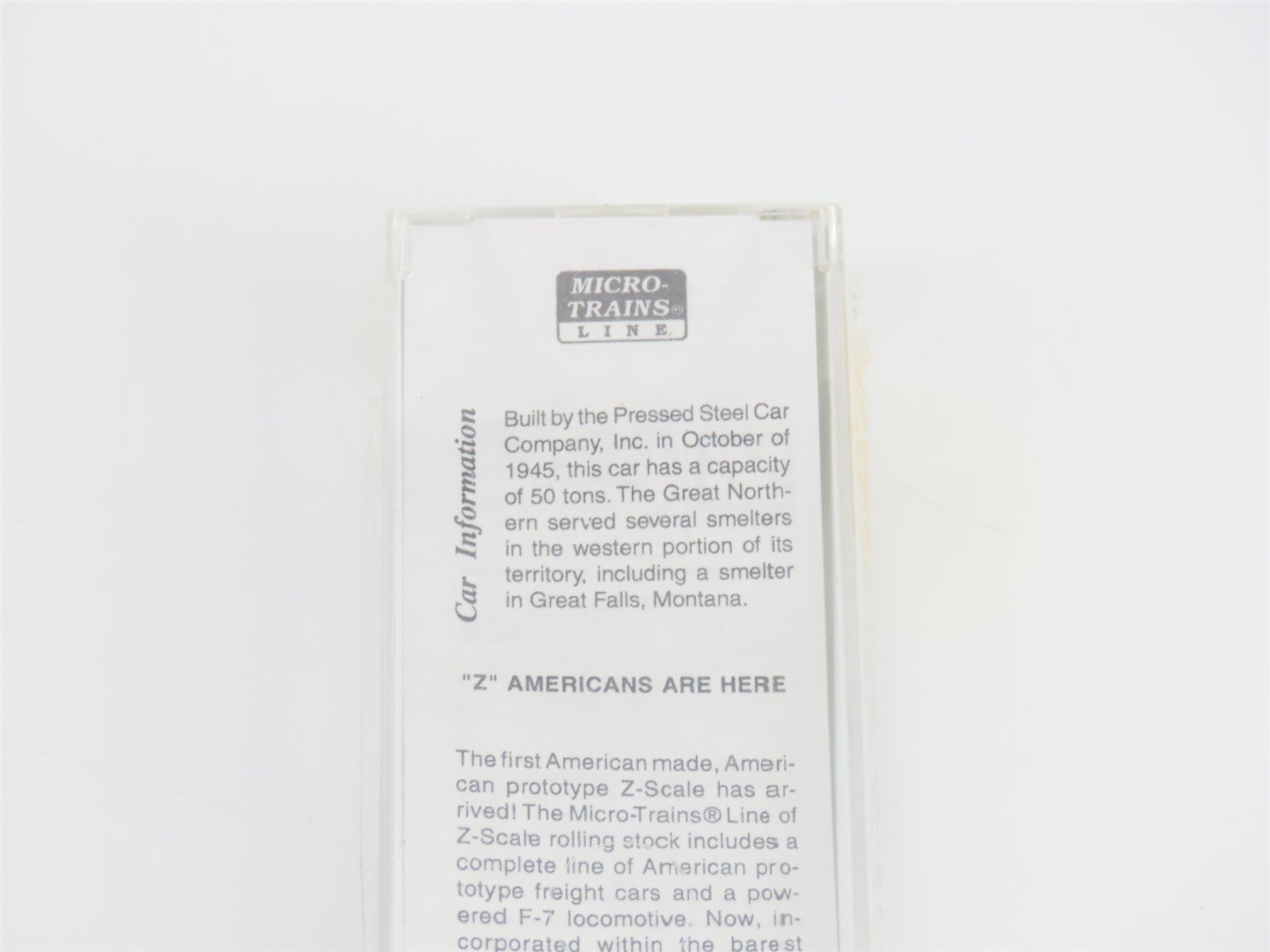 Z Scale Micro-Trains MTL 14306-2 GN Great Northern Gondola #75425