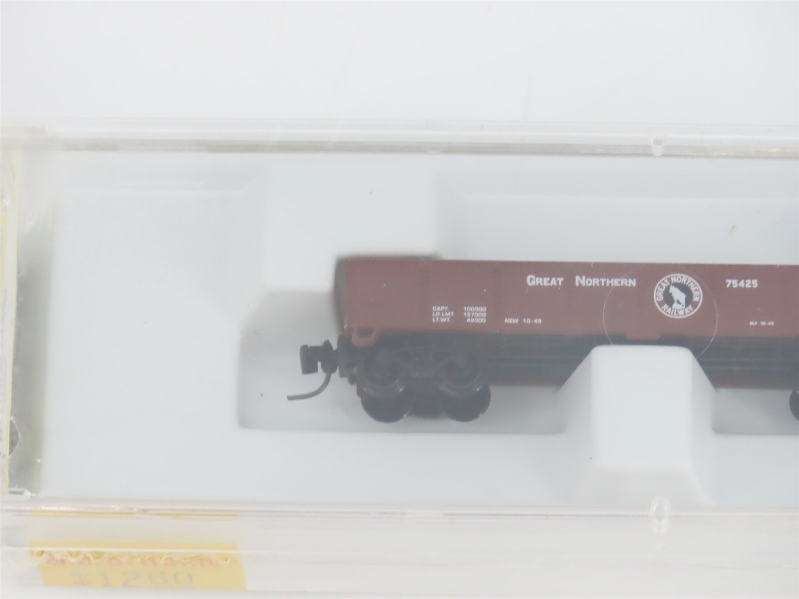 Z Scale Micro-Trains MTL 14306-2 GN Great Northern Gondola #75425