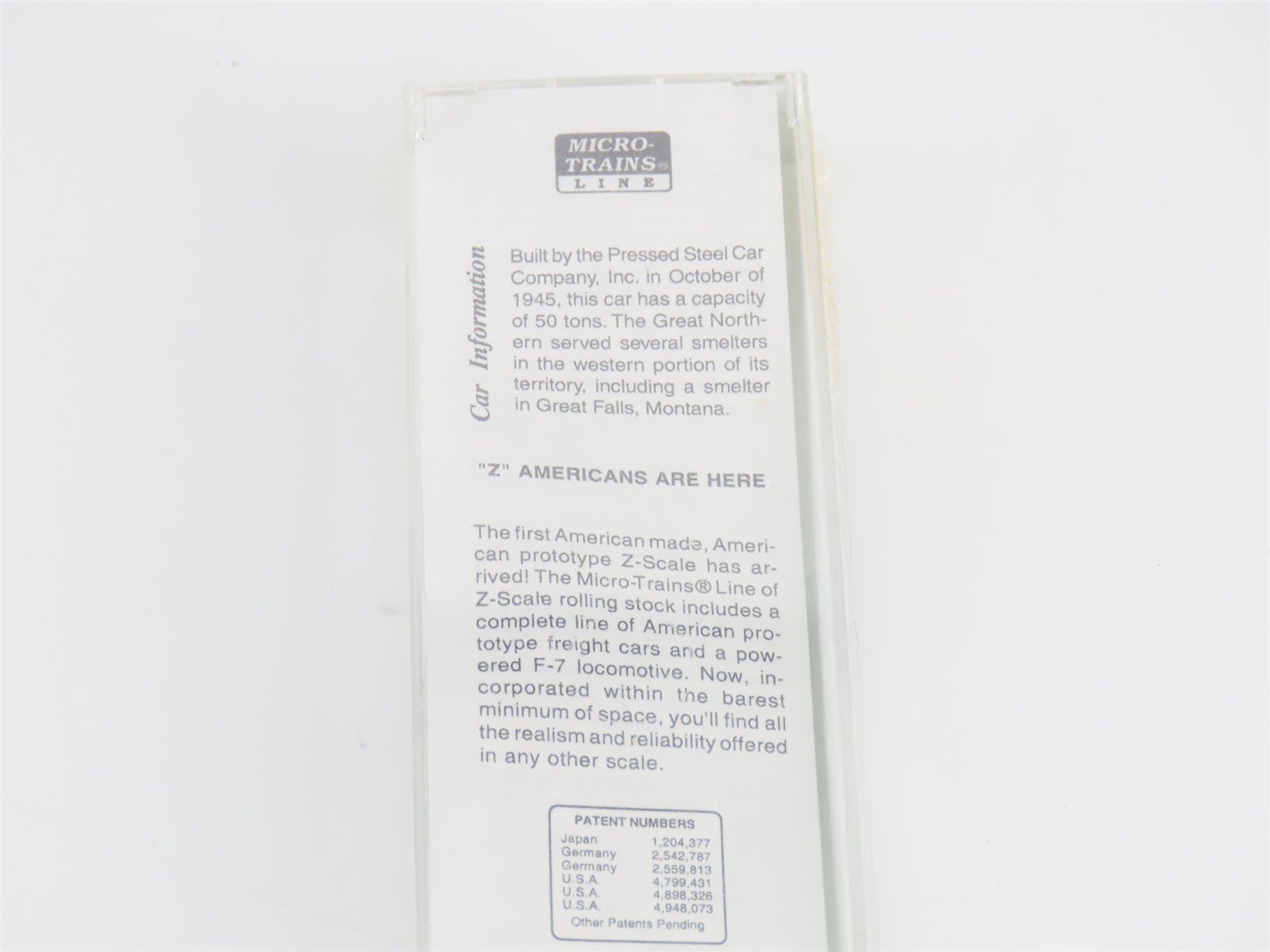 Z Scale Micro-Trains MTL 14306-2 GN Great Northern Gondola #75425