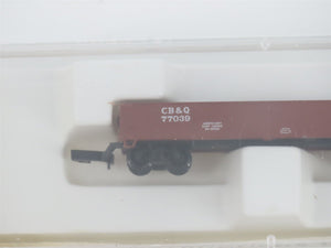 Z Scale Kadee Micro-Trains MTL 14304 CB&Q Burlington Route Gondola #77039