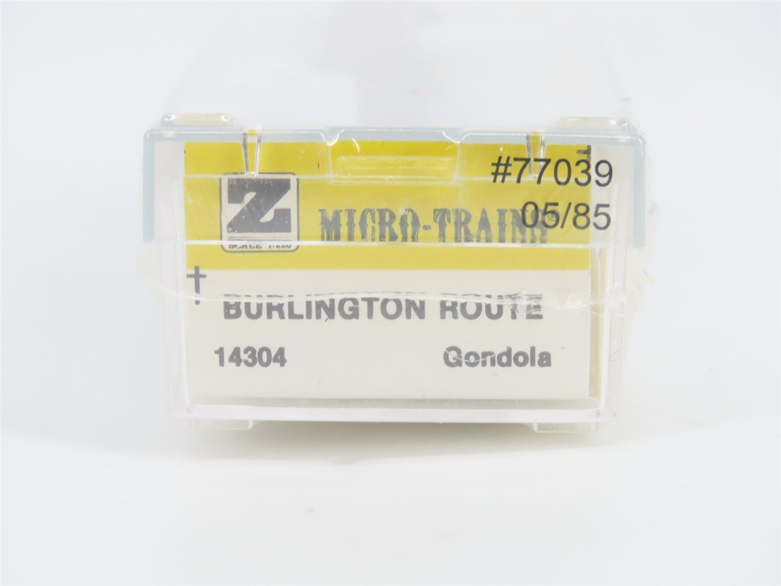 Z Scale Kadee Micro-Trains MTL 14304 CB&Q Burlington Route Gondola #77039