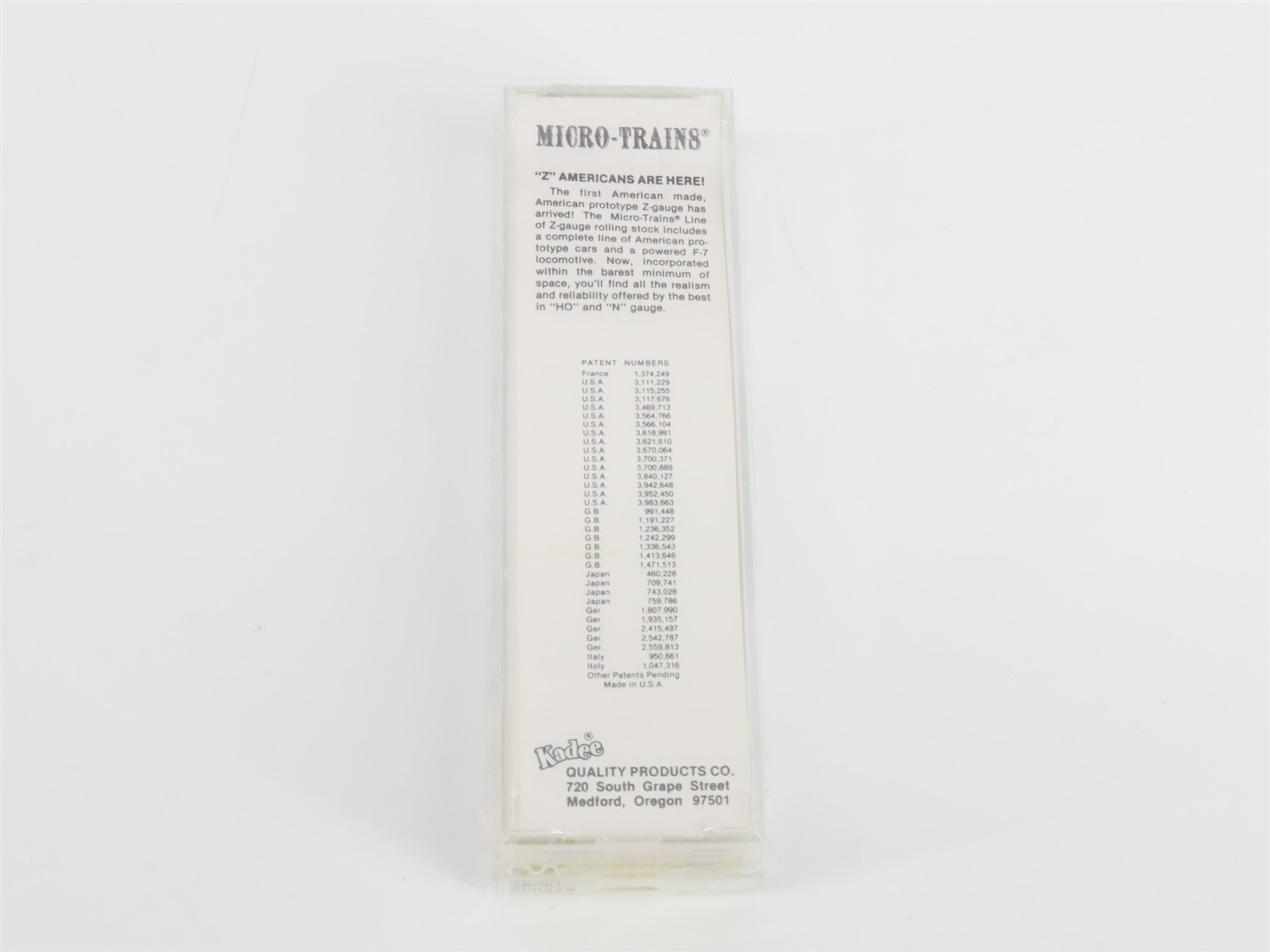 Z Scale Kadee Micro-Trains MTL 14304 CB&Q Burlington Route Gondola #77039