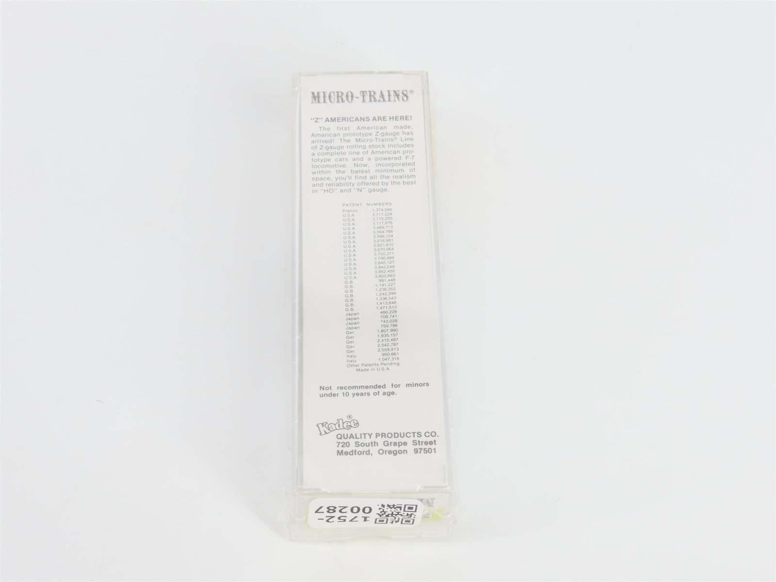 Z Scale Kadee Micro-Trains MTL 14303-2 UP Union Pacific Gondola #65235