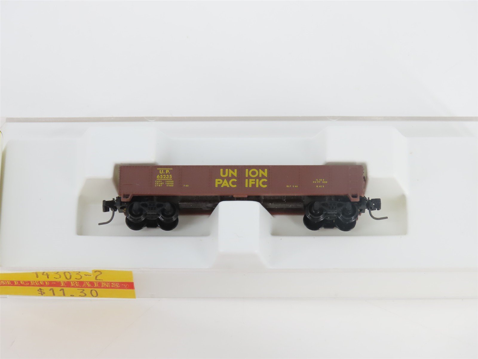 Z Scale Kadee Micro-Trains MTL 14303-2 UP Union Pacific Gondola #65235