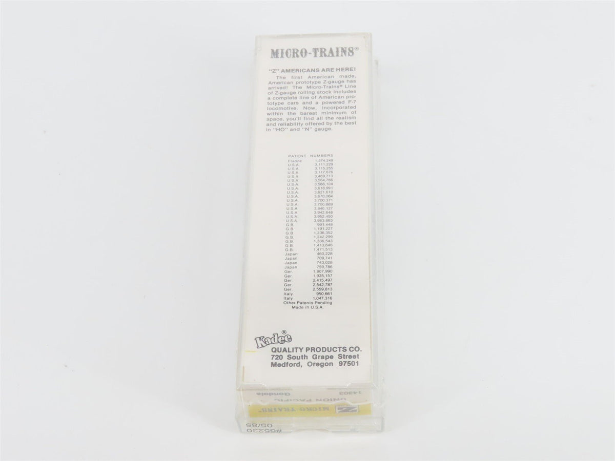 Z Scale Kadee Micro-Trains 14303 UP Union Pacific Gondola #65230