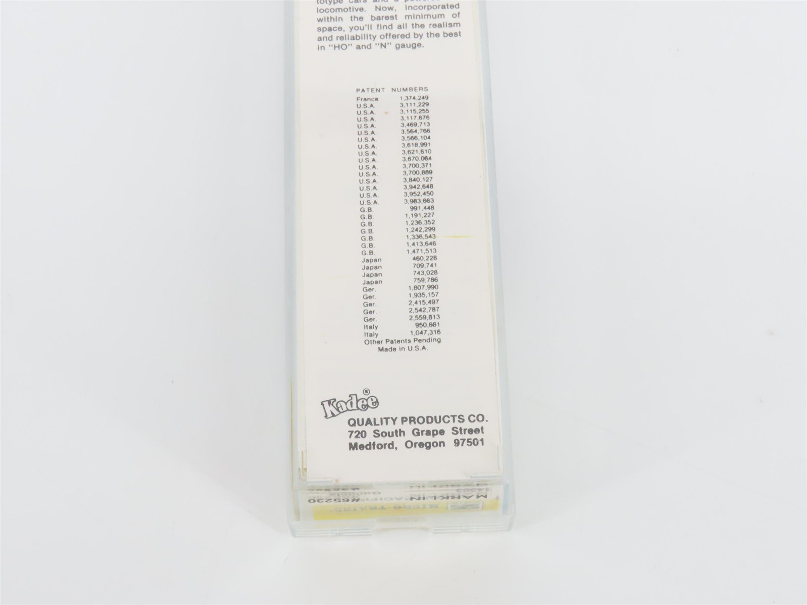 Z Scale Kadee Micro-Trains MTL 14303 UP Union Pacific Gondola #65230