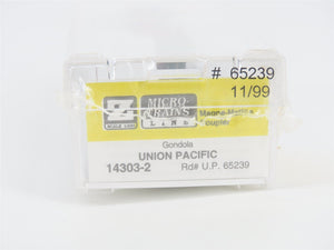 Z Scale Micro-Trains MTL 14303-2 UP Union Pacific Gondola #65239