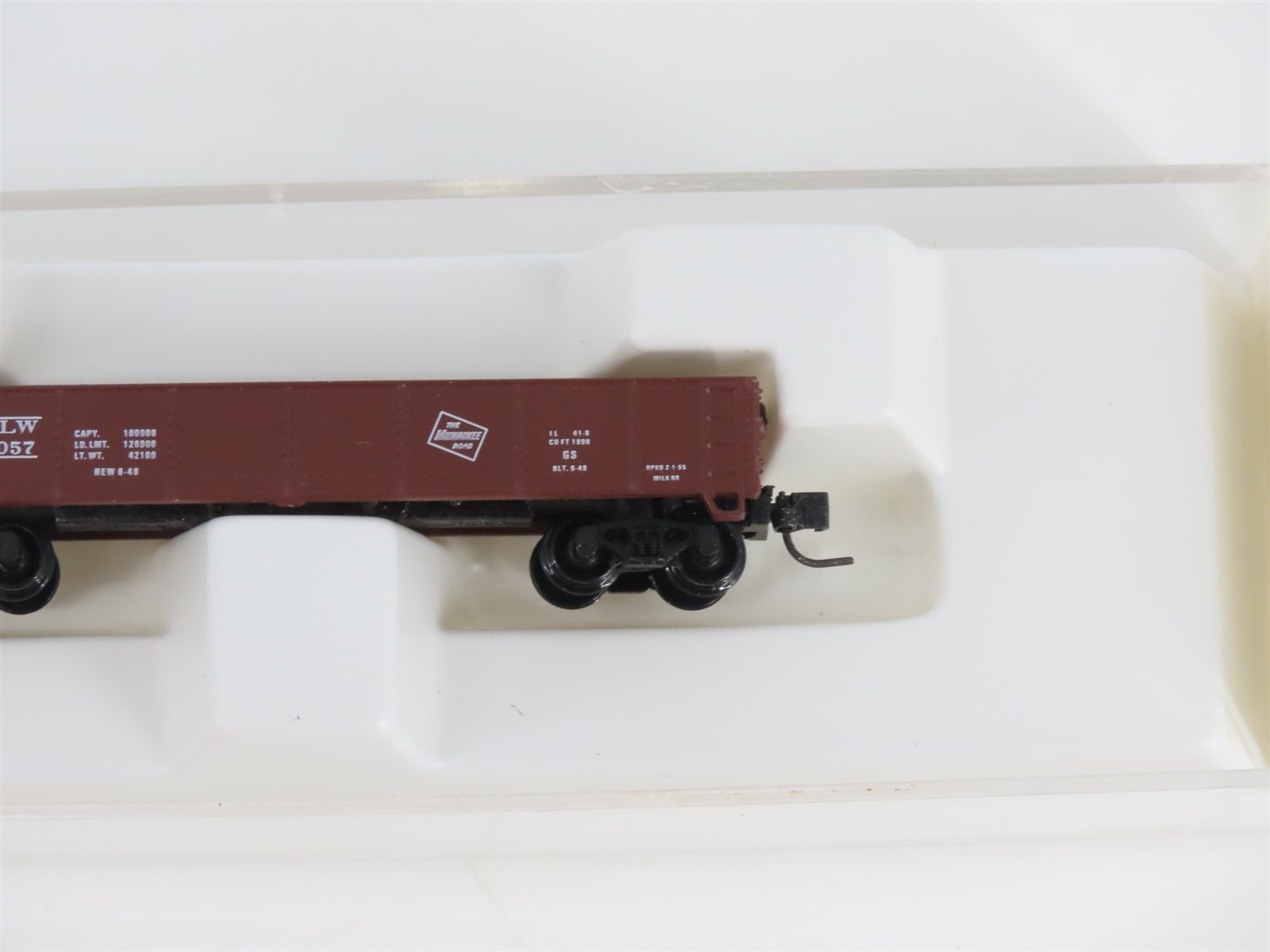 Z Scale Kadee Micro-Trains MTL 14302-2 MILW Milwaukee Road Gondola #93057