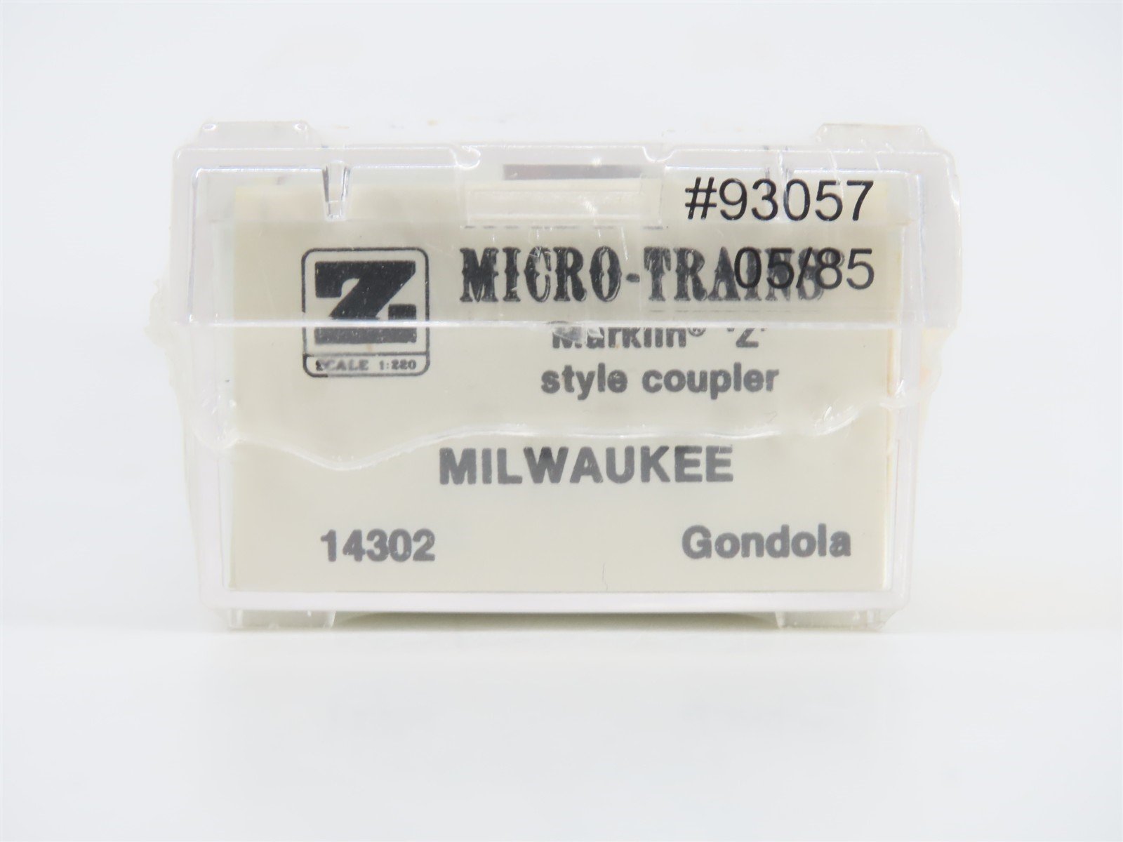 Z Scale Micro-Trains MTL 14302 MILW Milwaukee Road Gondola #93057