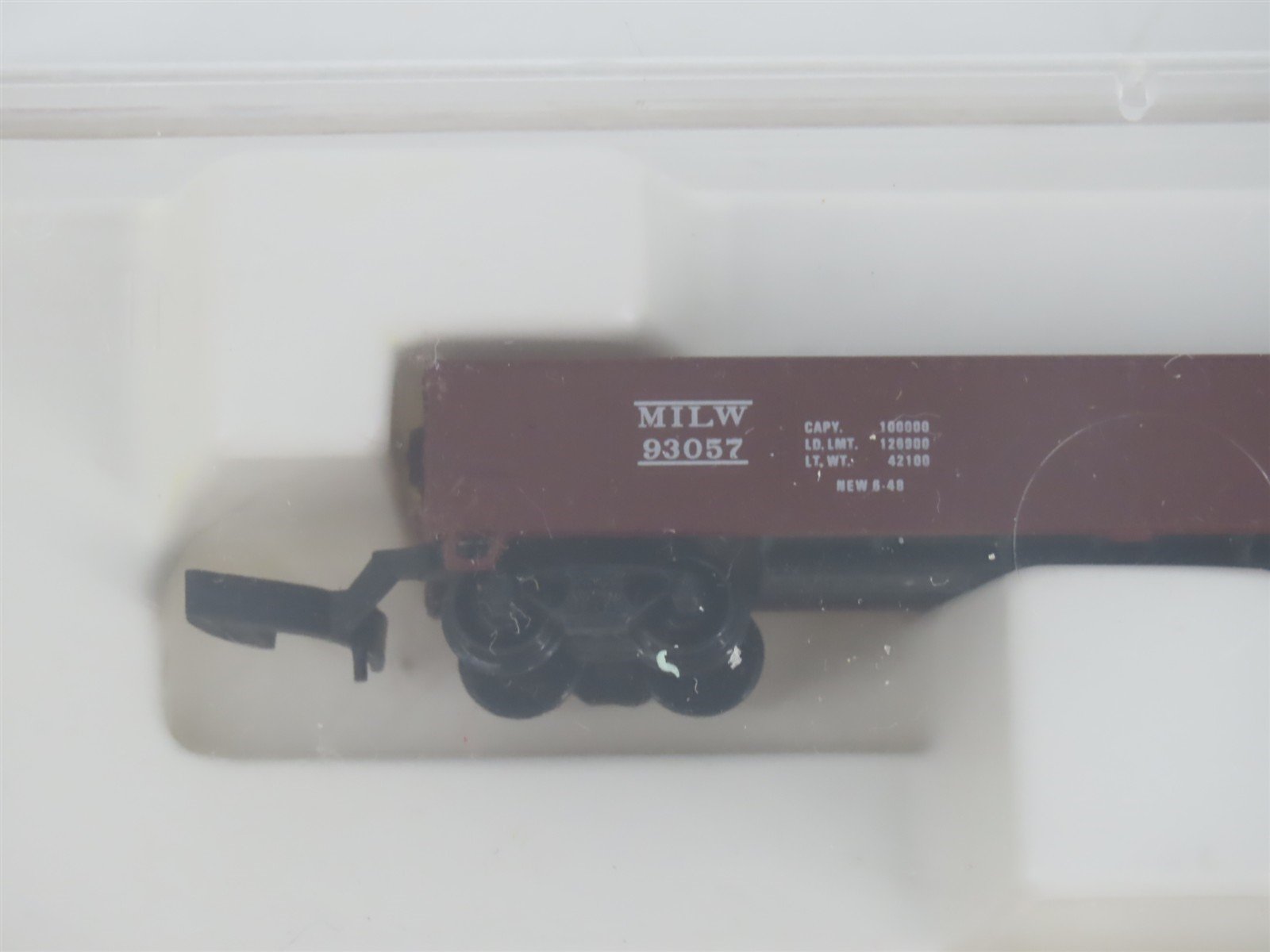 Z Scale Kadee Micro-Trains MTL 14302 MILW Milwaukee Road Gondola #93057