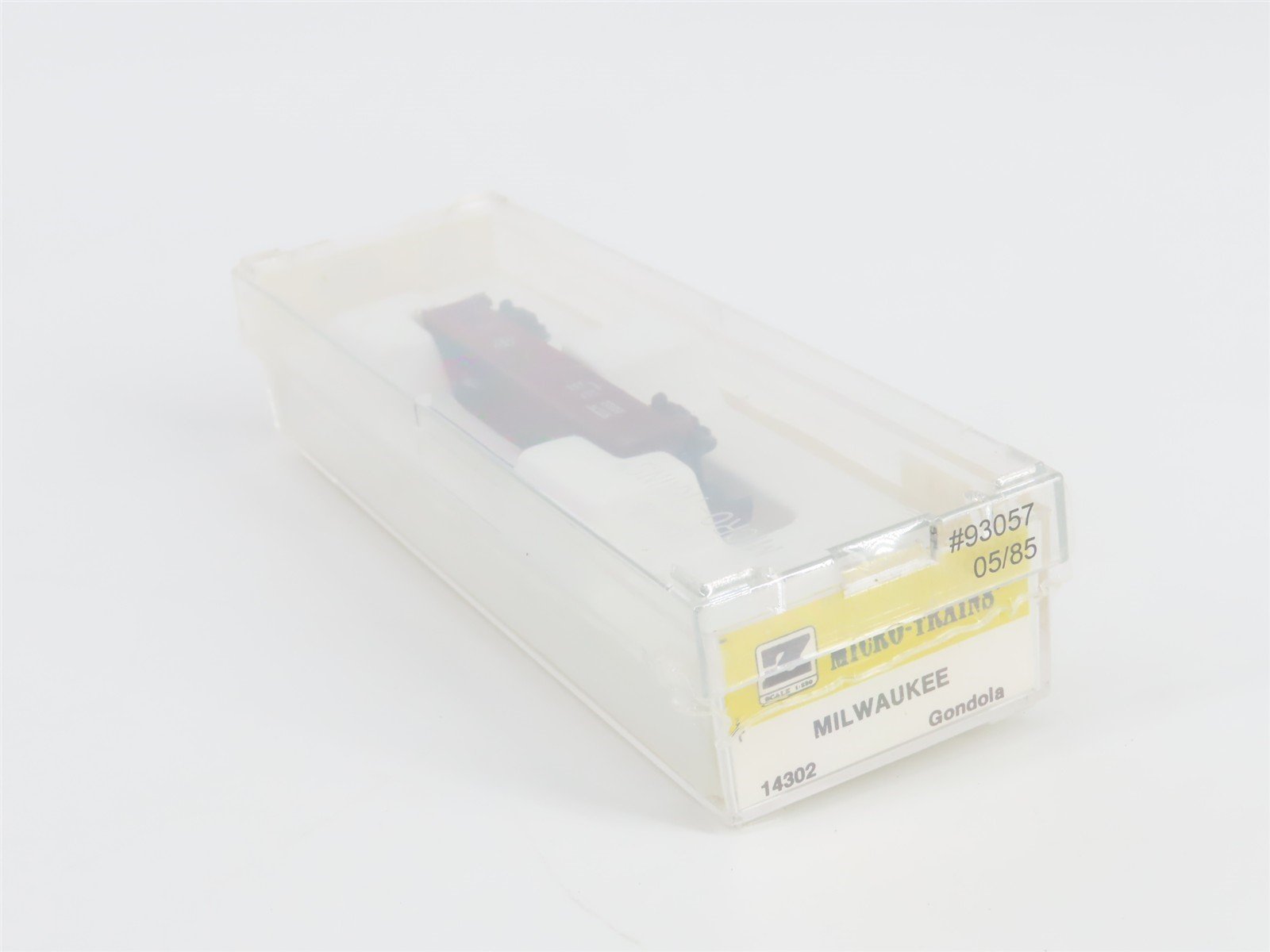 Z Scale Kadee Micro-Trains MTL 14302 MILW Milwaukee Road Gondola #93057
