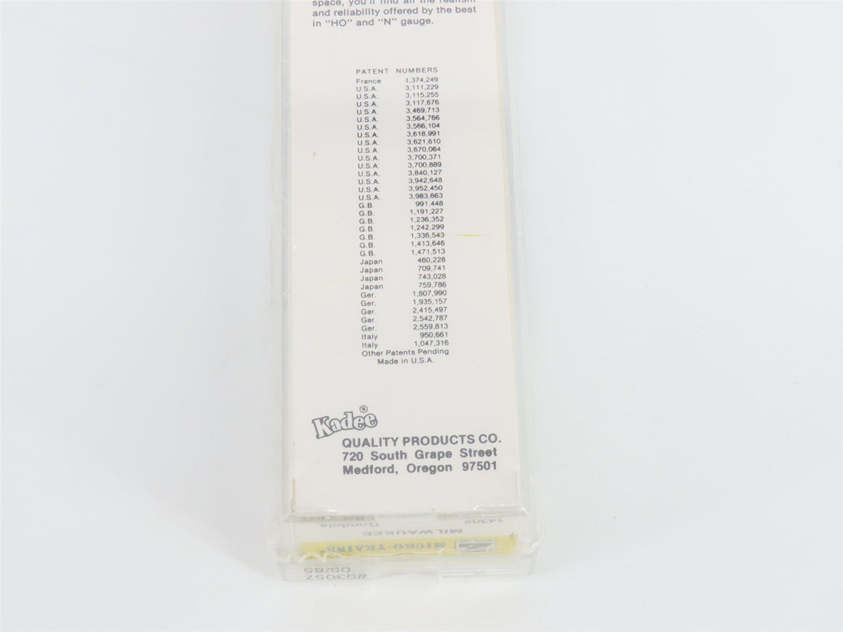 Z Scale Kadee Micro-Trains MTL 14302 MILW Milwaukee Road Gondola #93057