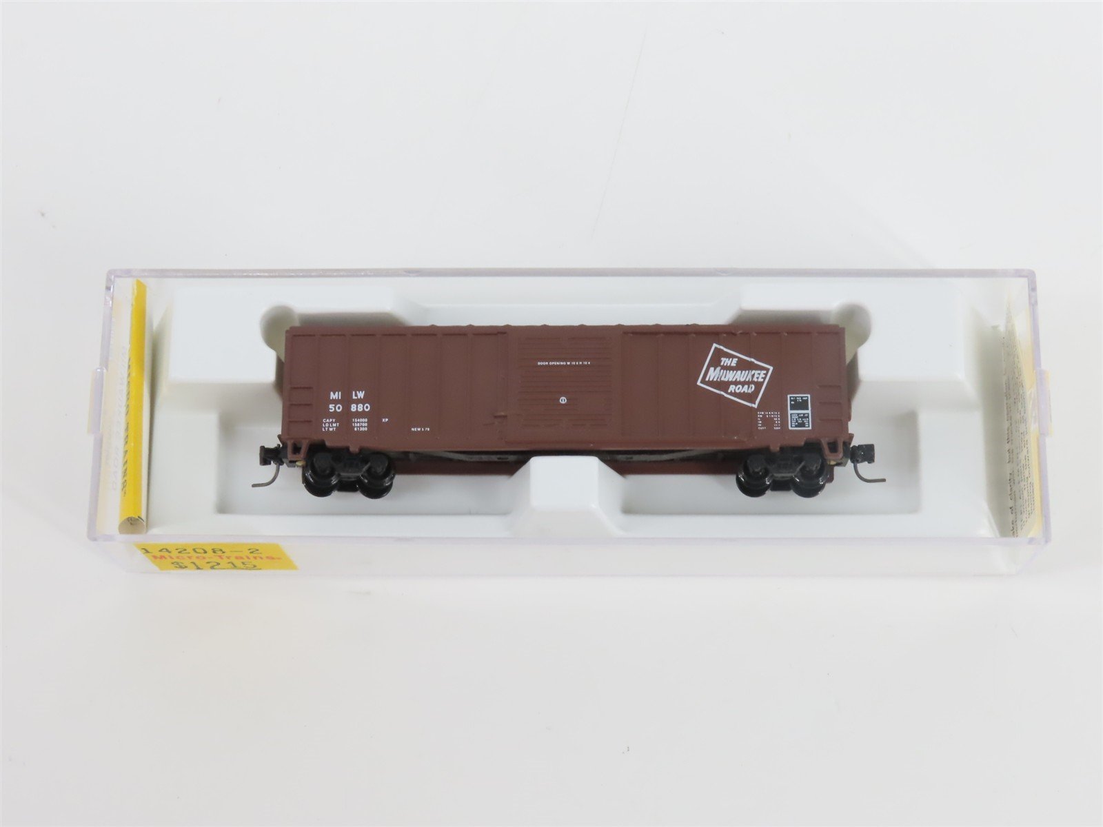 Z Scale Micro-Trains MTL 14208-2 MILW Milwaukee Road 50' Box Car #50880