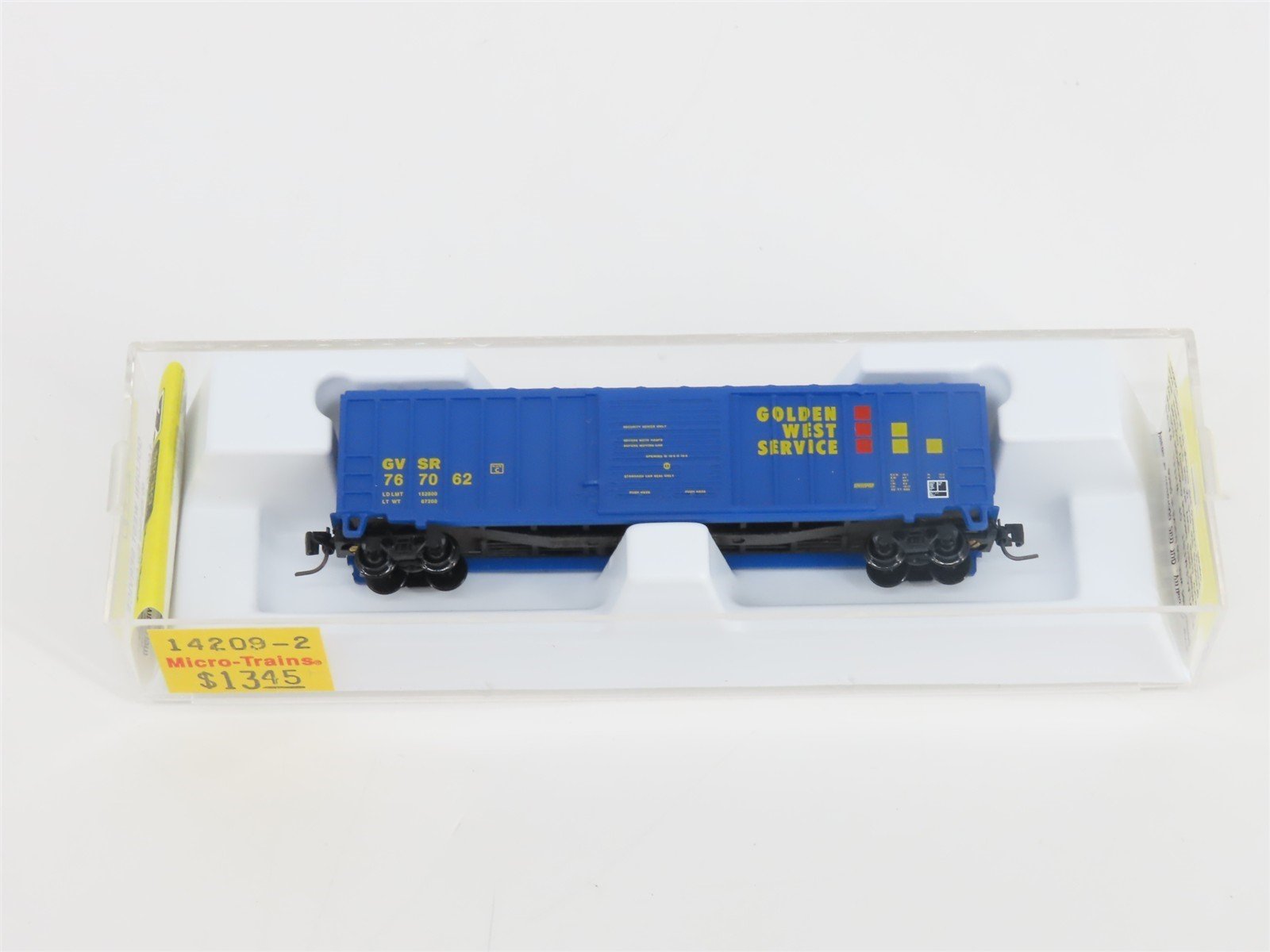 Z Scale Micro-Trains MTL 14209-2 GVSR Golden West Service 50' Box Car #767062