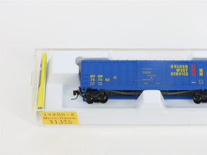 Z Scale Micro-Trains MTL 14209-2 GVSR Golden West Service 50' Box Car #767062