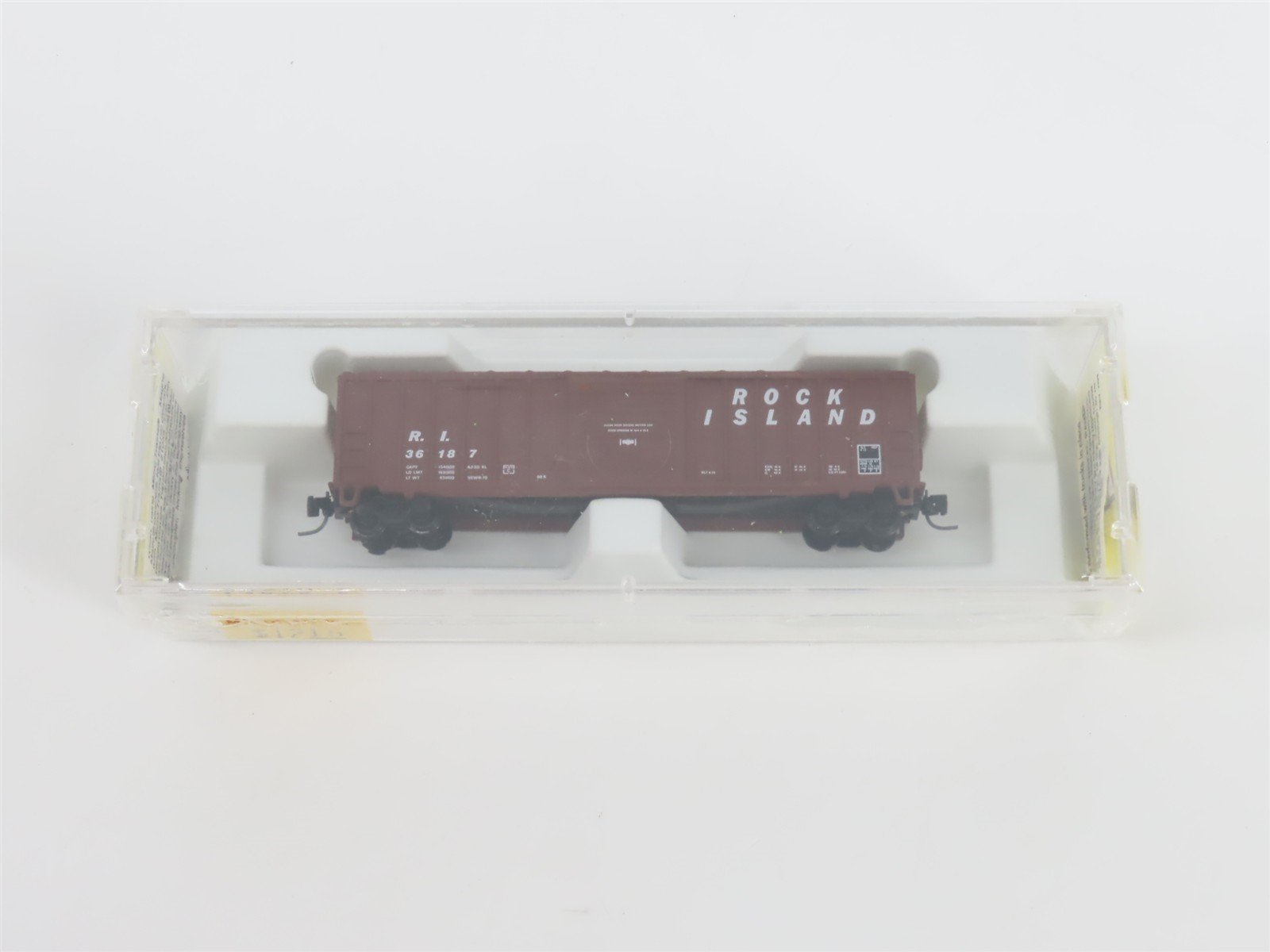 Z Scale Micro-Trains MTL 14210-2 RI Rock Island 50' Box Car #36187