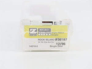 Z Scale Micro-Trains MTL 14210-2 RI Rock Island 50' Box Car #36187