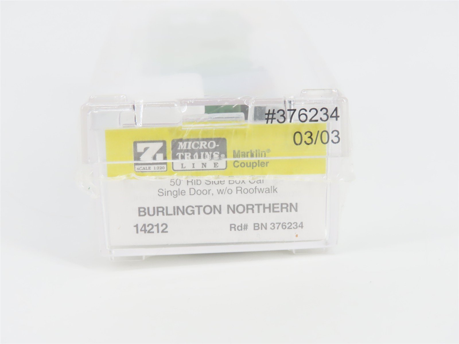 Z Scale Micro-Trains MTL 14212 BN Burlington Northern 50' Box Car #376234