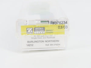 Z Scale Micro-Trains MTL 14212 BN Burlington Northern 50' Box Car #376234