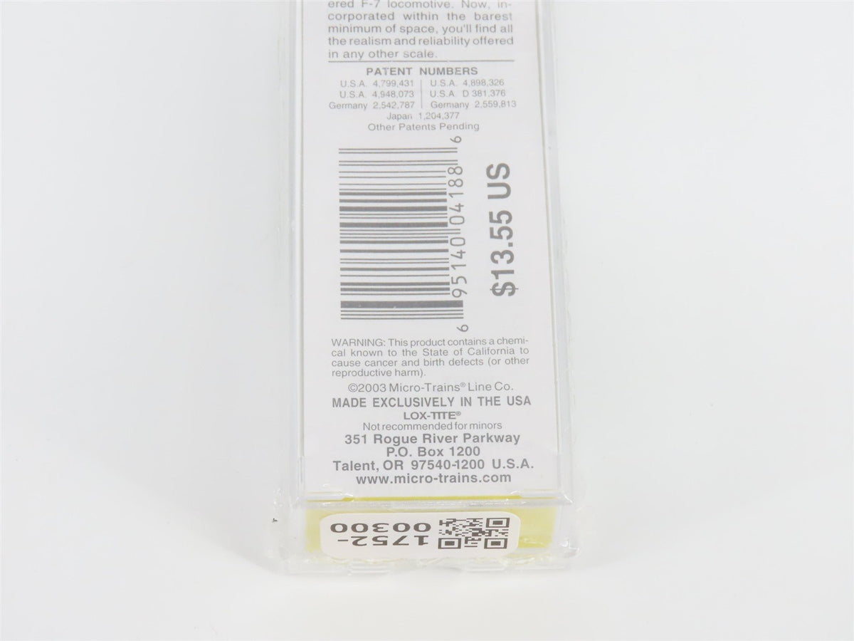 Z Scale Micro-Trains MTL 14212 BN Burlington Northern 50&#39; Box Car #376234