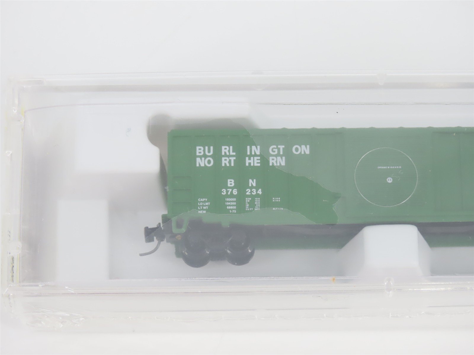 Z Scale Micro-Trains MTL 14212-2 BN Burlington Northern 50' Box Car #376234