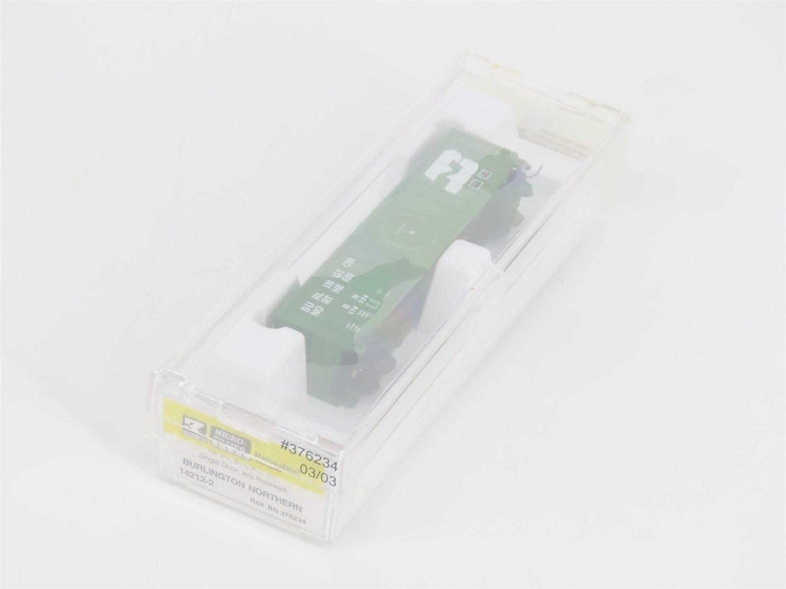 Z Scale Micro-Trains MTL 14212-2 BN Burlington Northern 50' Box Car #376234