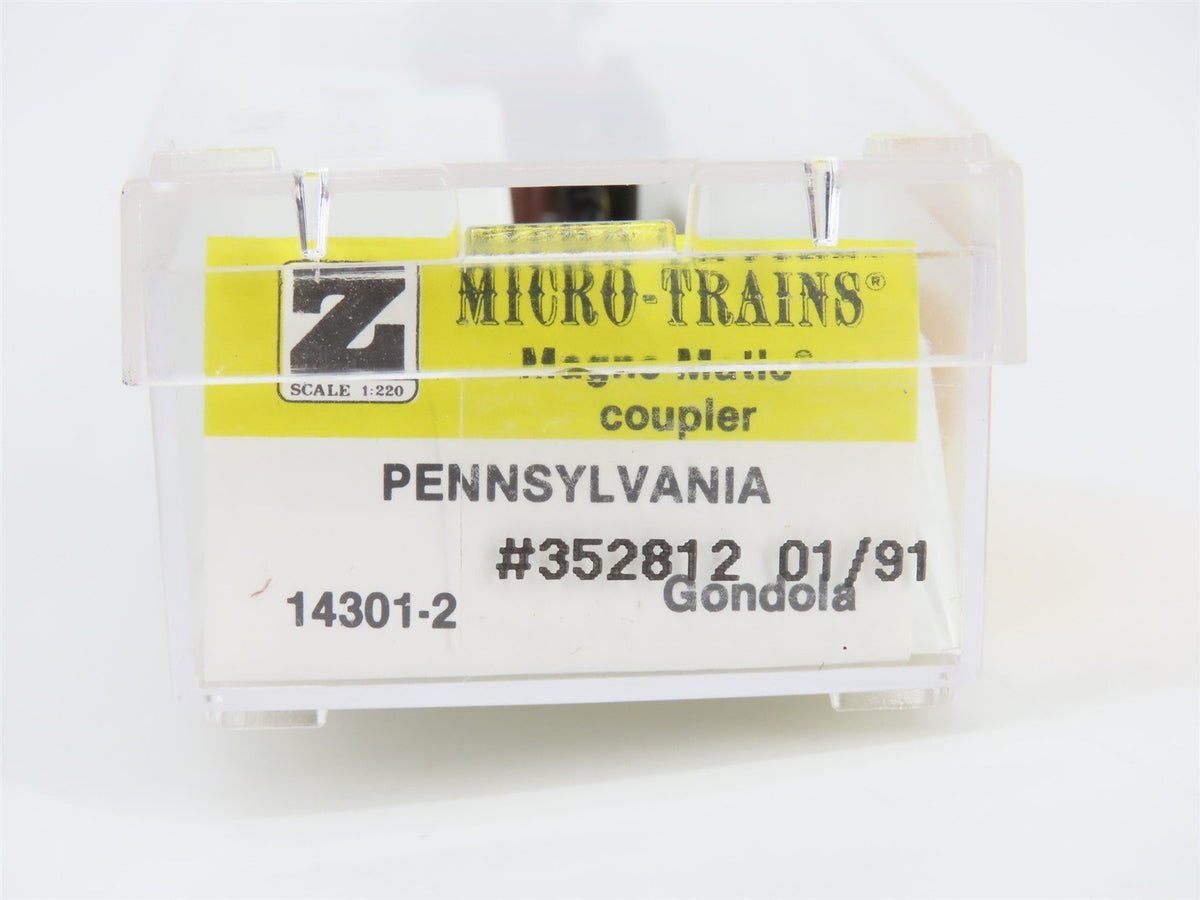 Z Scale Micro-Trains MTL 14301-2 PRR Pennsylvania Gondola #352812