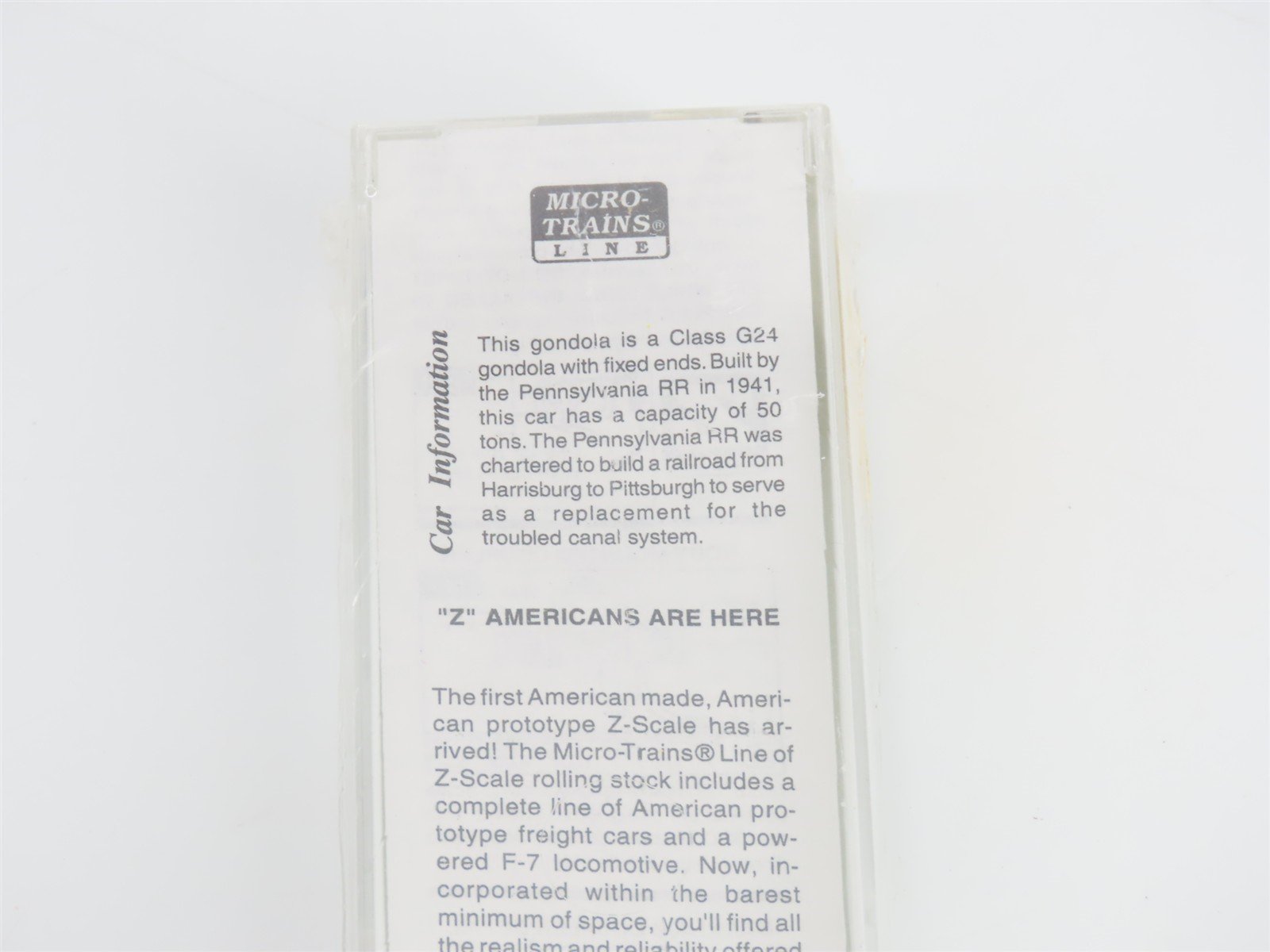 Z Scale Micro-Trains MTL 14301-2 PRR Pennsylvania Gondola #351477