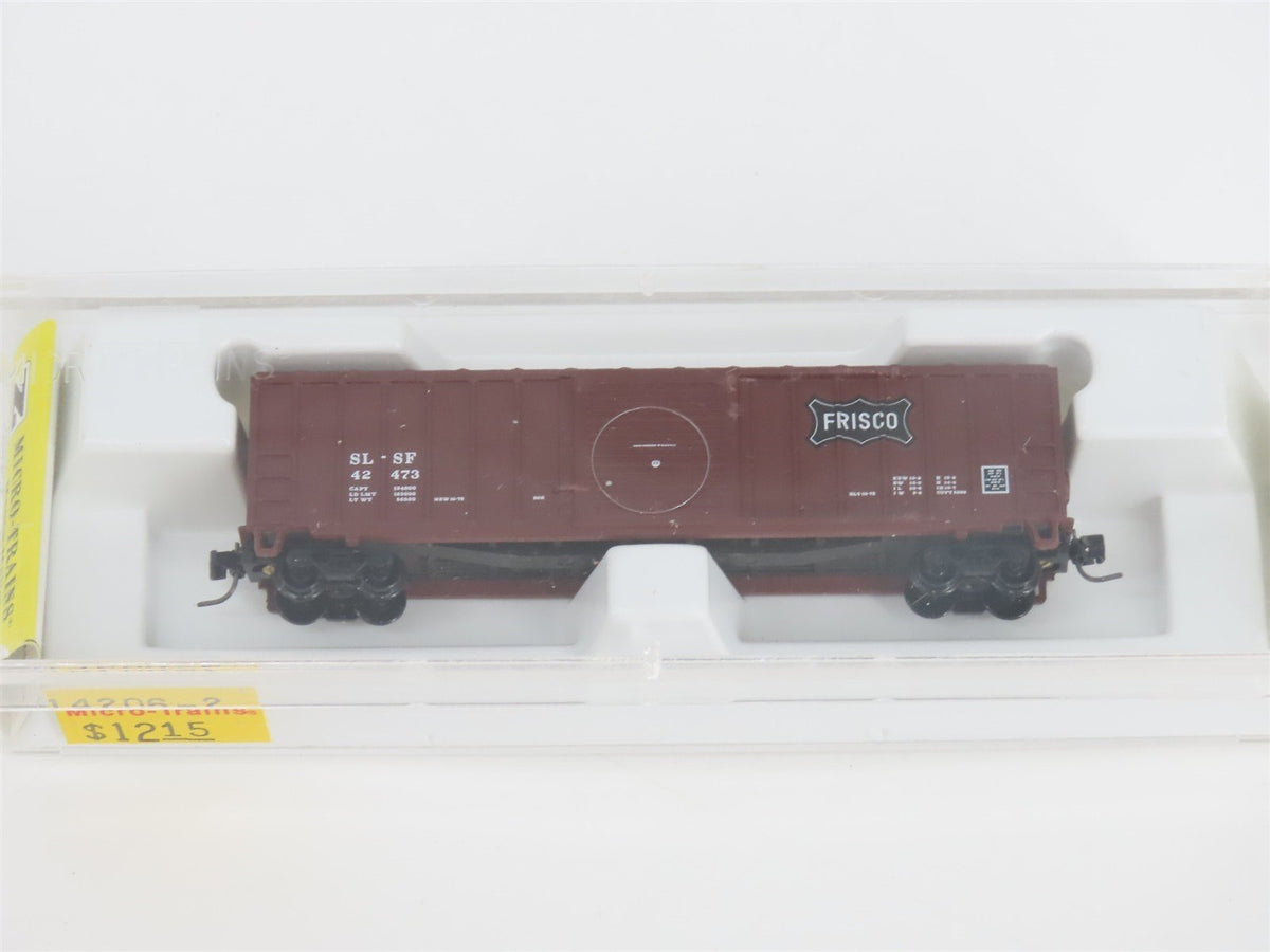 Z Scale Kadee Micro-Trains MTL 14206-2 SL-SF Frisco Ribside Box Car #42473