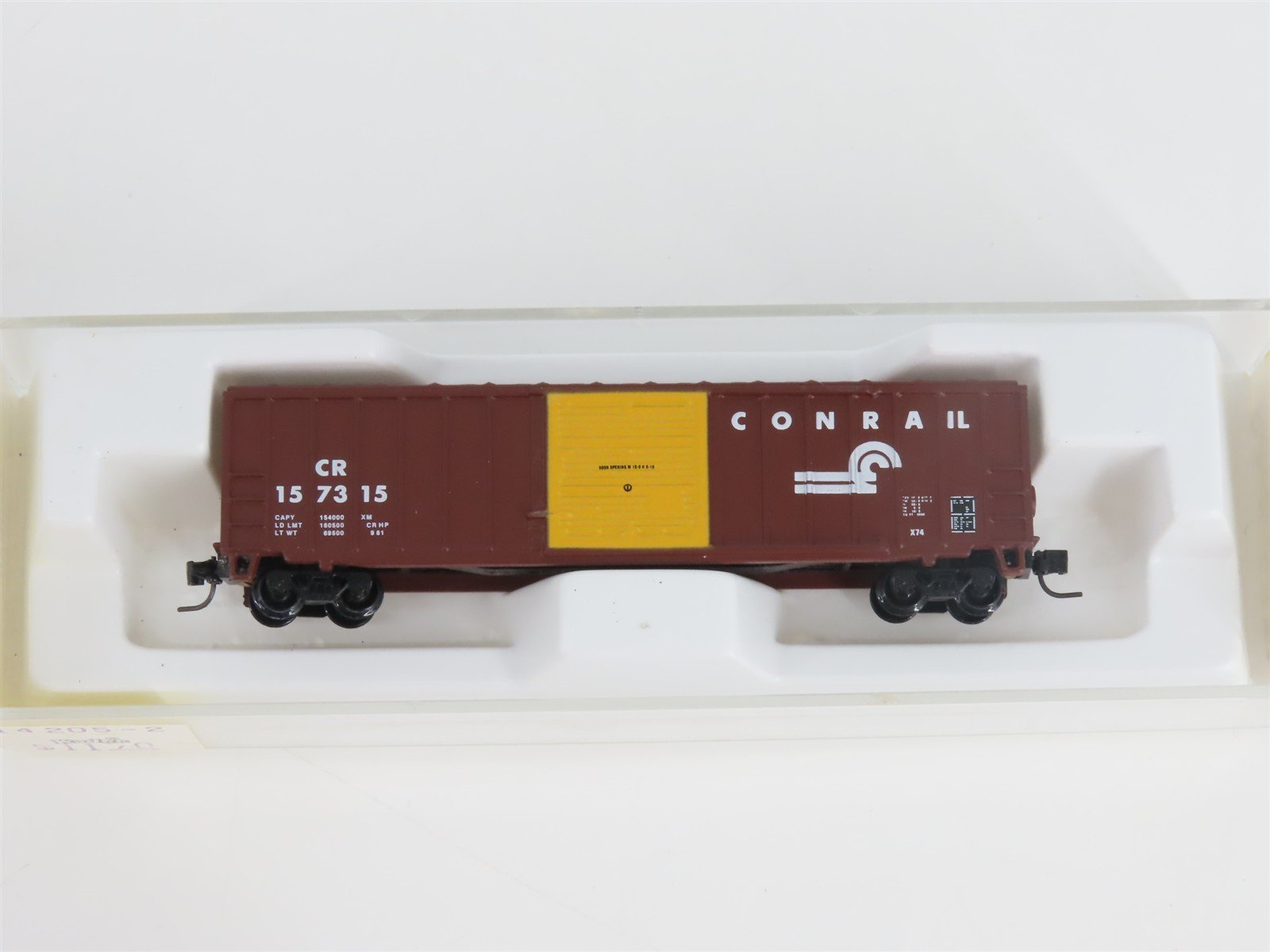 Z Scale Kadee Micro-Trains MTL 14205-2 CR Conrail Ribside Box Car #157315