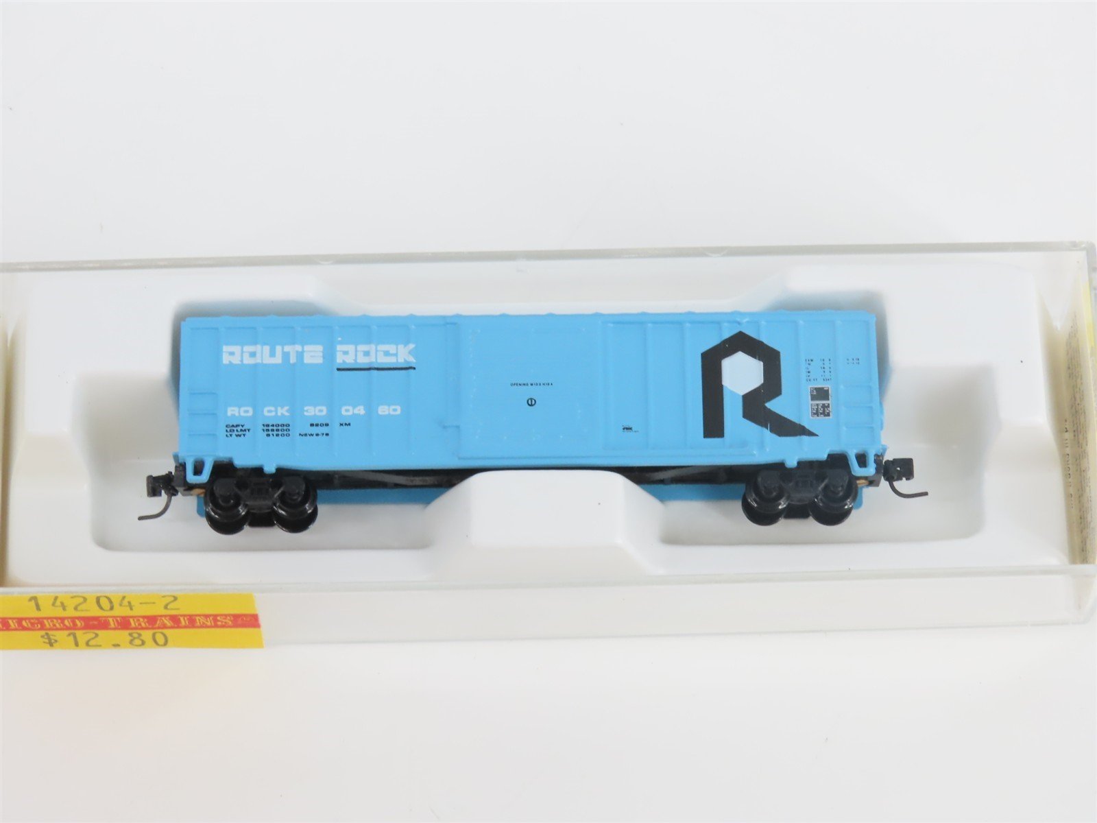 Z Scale Kadee Micro-Trains MTL 14204-2 ROCK Route Rock Ribside Box Car #300460