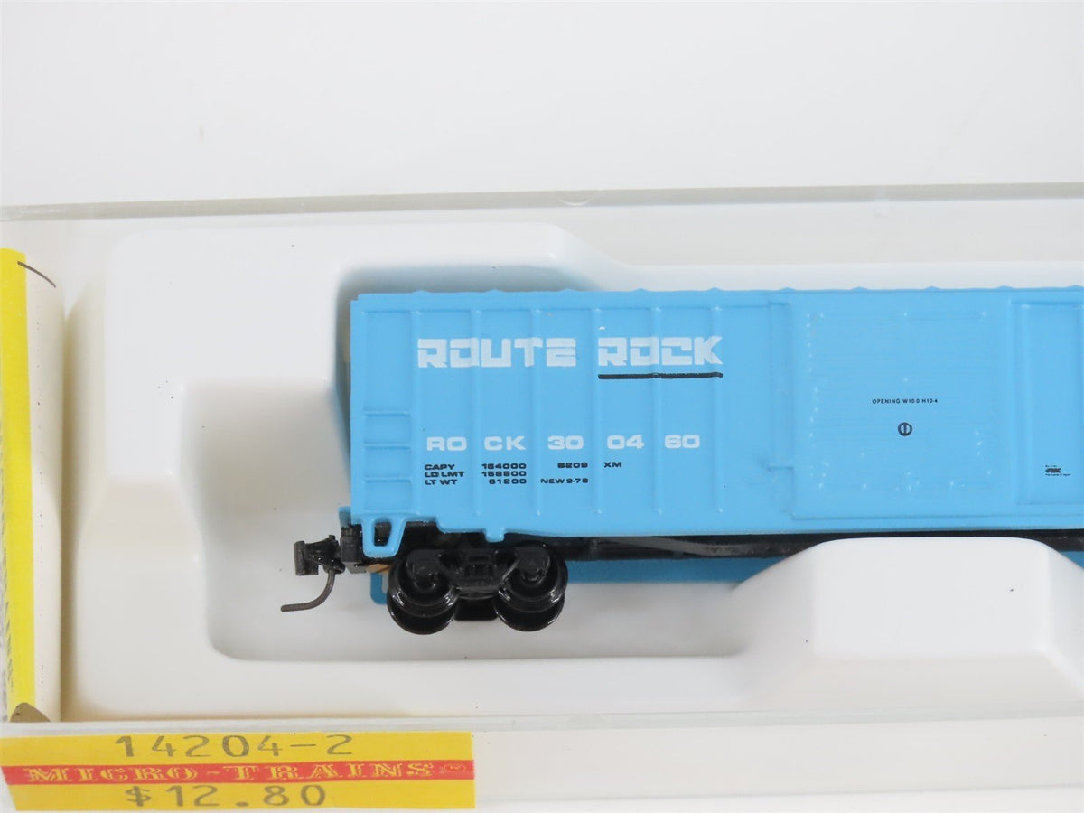 Z Scale Kadee Micro-Trains MTL 14204-2 ROCK Route Rock Ribside Box Car #300460