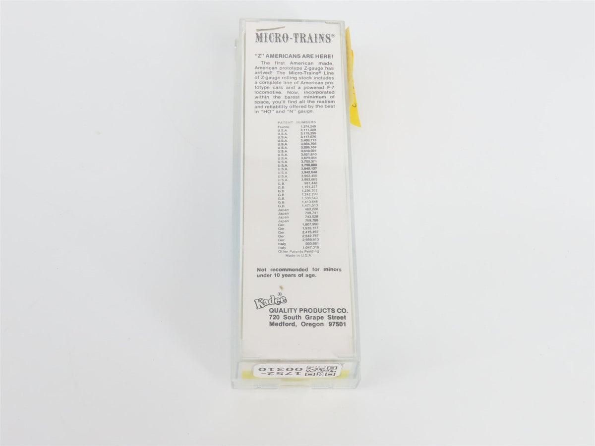 Z Scale Kadee Micro-Trains MTL 14204-2 ROCK Route Rock Ribside Box Car #300460