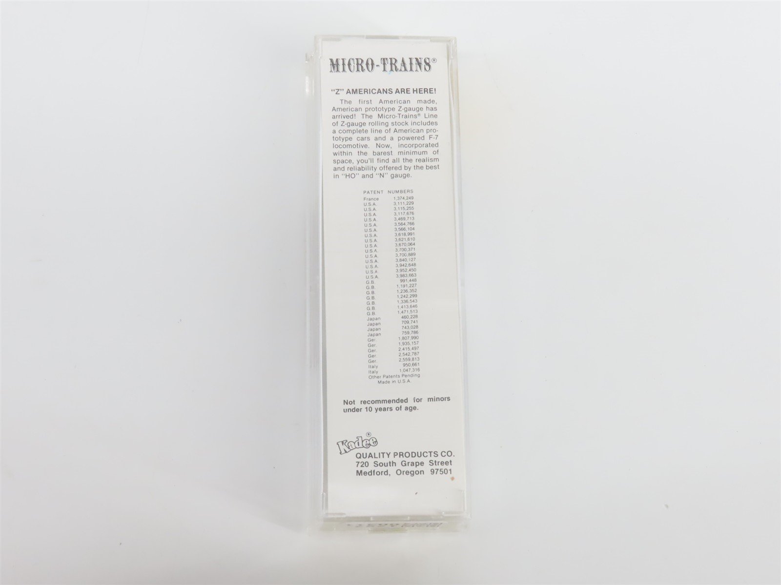 Z Scale Kadee Micro-Trains MTL 14203-2 SP Southern Pacific Box Car #231048