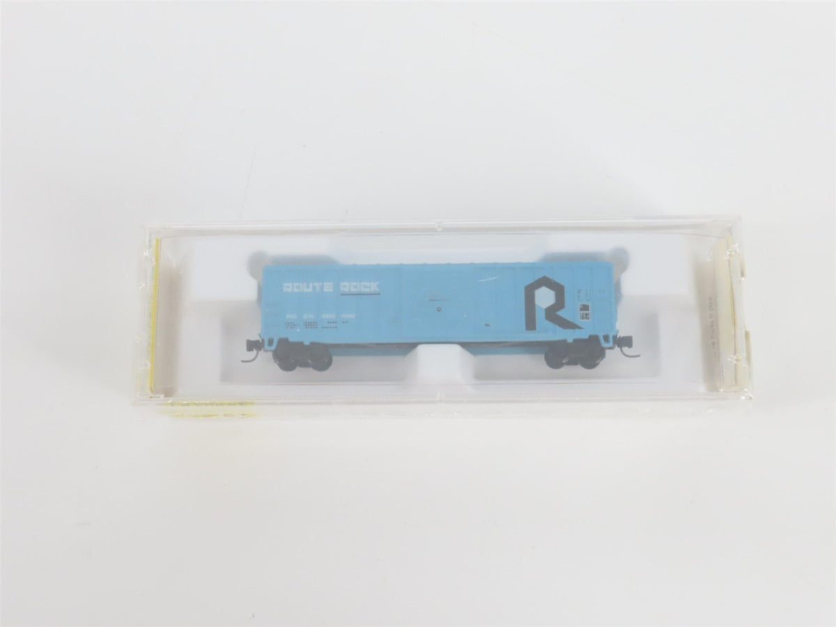 Z Scale Kadee Micro-Trains MTL 14204-2 ROCK Route Rock Ribside Box Car #300490