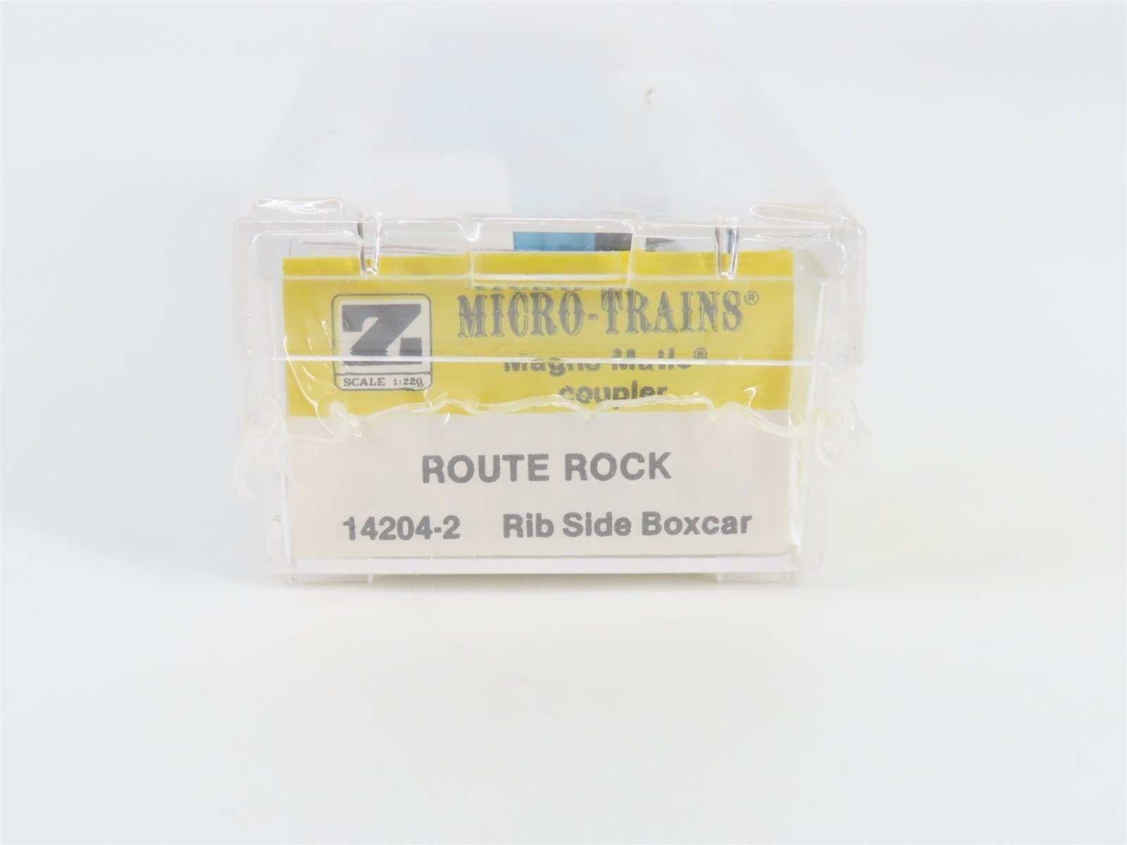 Z Scale Kadee Micro-Trains MTL 14204-2 ROCK Route Rock Ribside Box Car #300490