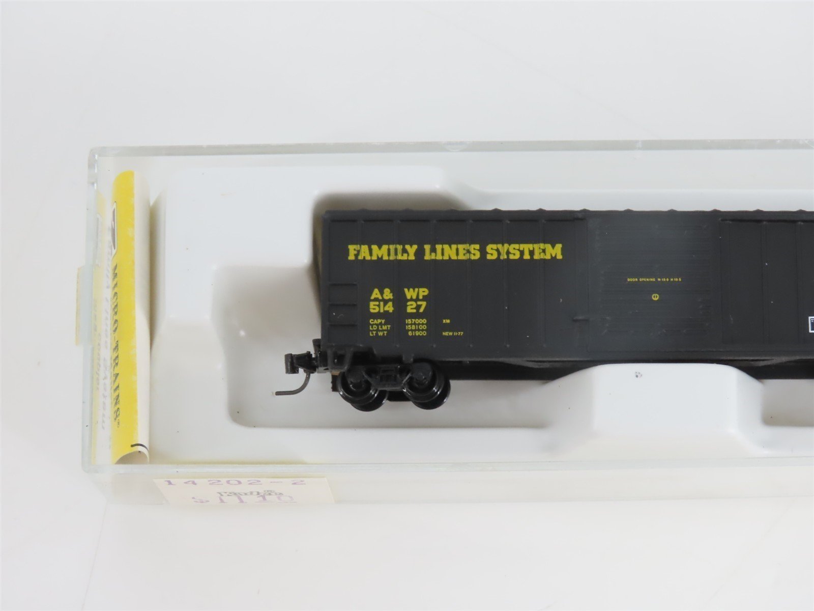 Z Scale Kadee Micro-Trains MTL 14202-2 A&WP Family Lines System Box Car #51427