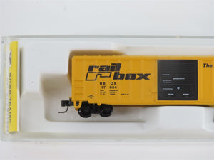 Z Scale Kadee Micro-Trains MTL 14201-2 RBOX Railbox Ribside Box Car #17834