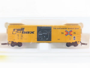 Z Scale Micro-Trains MTL 14201 RBOX Railbox 50' Ribside Box Car #17700